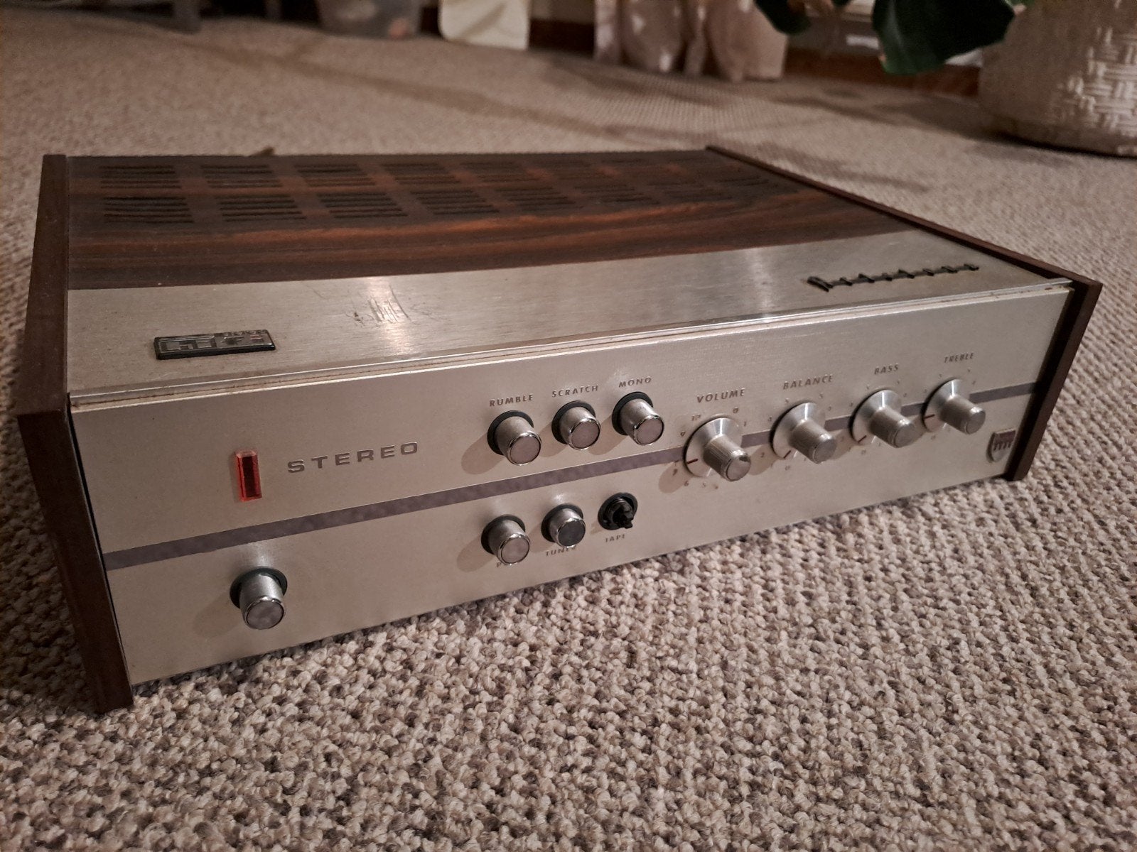 Vintage Aristona SA5923/04 Stereo Versterker - Hifi, Audio, Tv en Foto, Overige merken, Gebruikt, Ophalen of Verzenden, Minder dan 60 watt