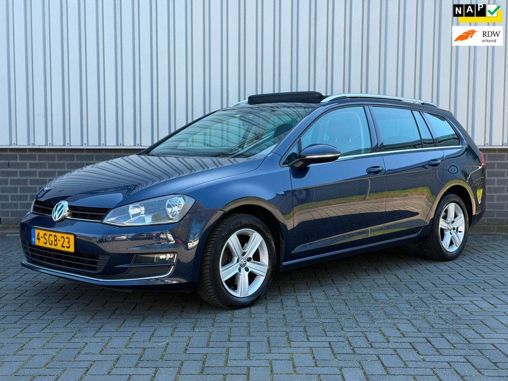 Volkswagen Golf Variant 1.4 TSI Highline |Automaat|Navi|Crui, Auto's, Volkswagen, Euro 5, Stof, Gebruikt, Zwart