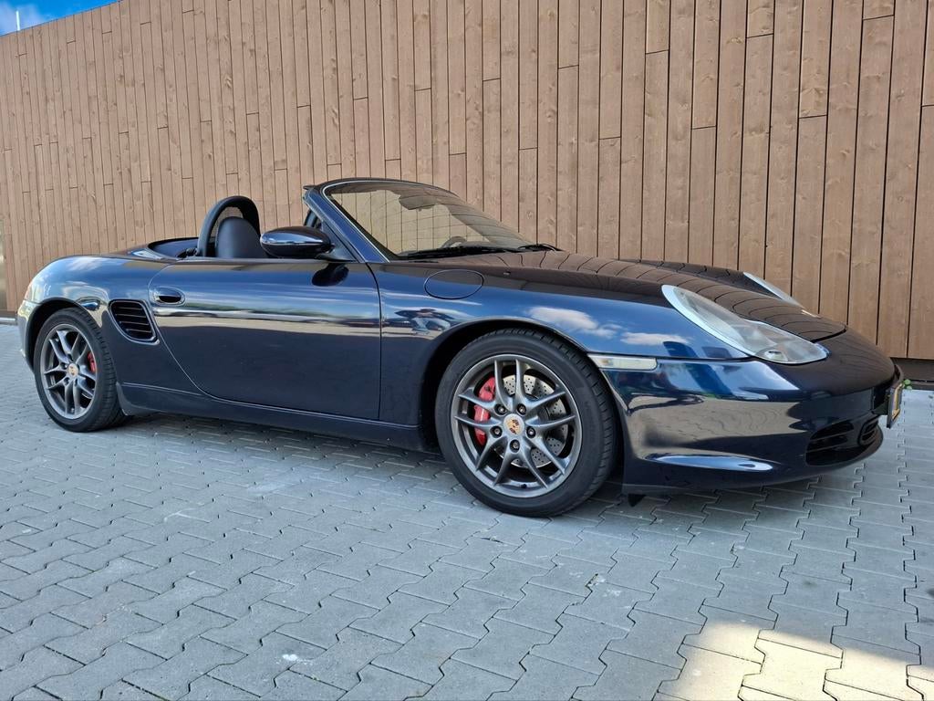 Porsche Boxster 3.2 S AUT 2002 Blauw, Auto's, Porsche, Automaat, Achterwielaandrijving, Cabriolet, Blauw