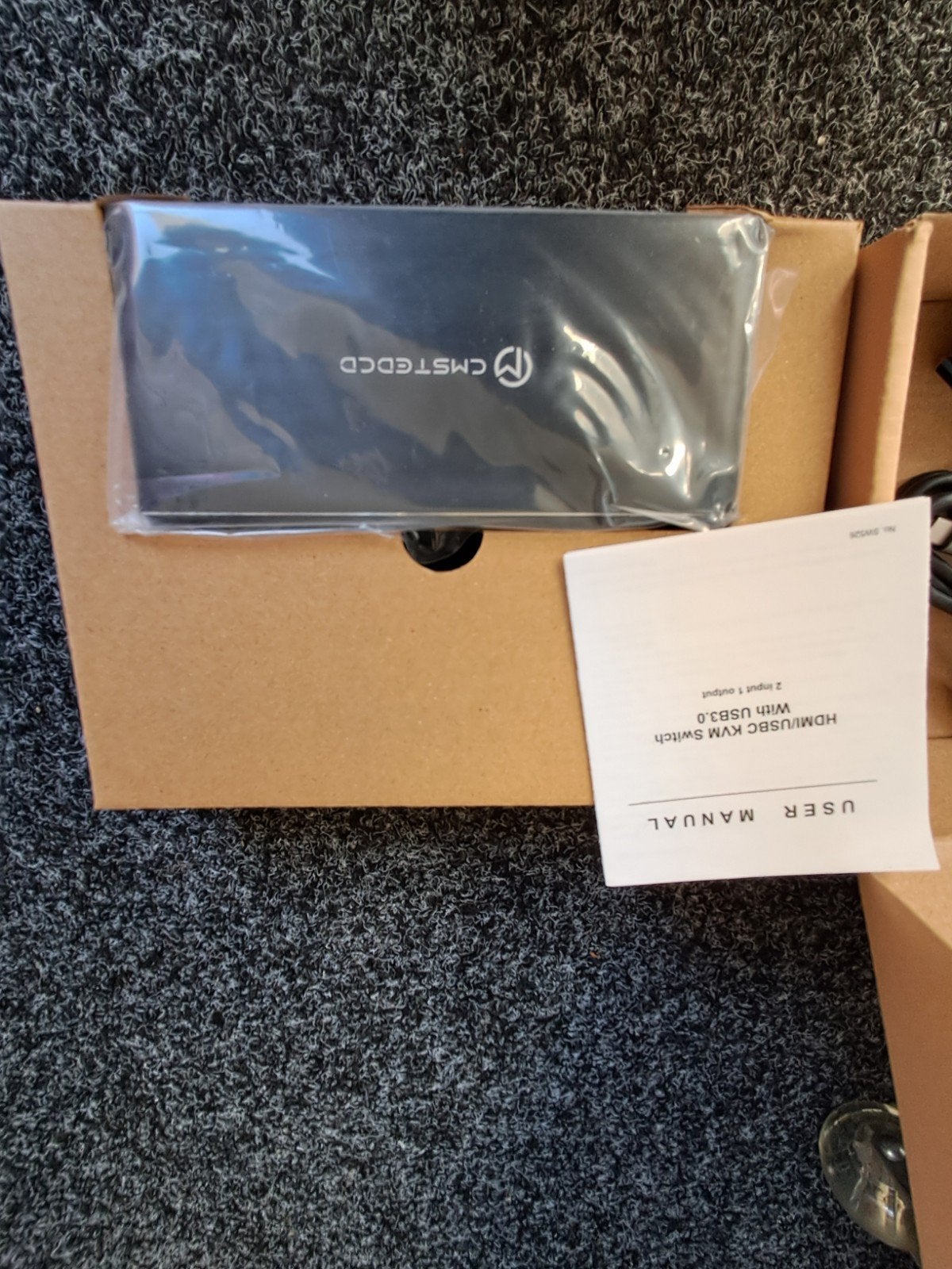 CMSTEDCD HDMI/USBC KVM Switch met USB 3.0 - Nieuw, Ophalen