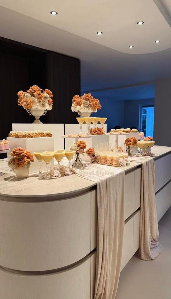 sweet table verhuur verhoger tafelzuil deco styling, Ophalen, Zo goed als nieuw, Overige
