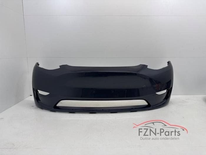 Tesla Model Y Voorbumper Grijs, Ophalen of Verzenden, Gebruikt, Voor, Bumper