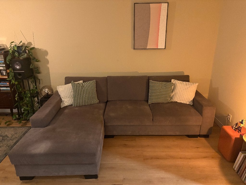 IKEA hoekbank SÖRVALLEN 3-seat sofa-bed with chaise longue, 250 tot 300 cm, Gebruikt, Driepersoons, Ophalen of Verzenden