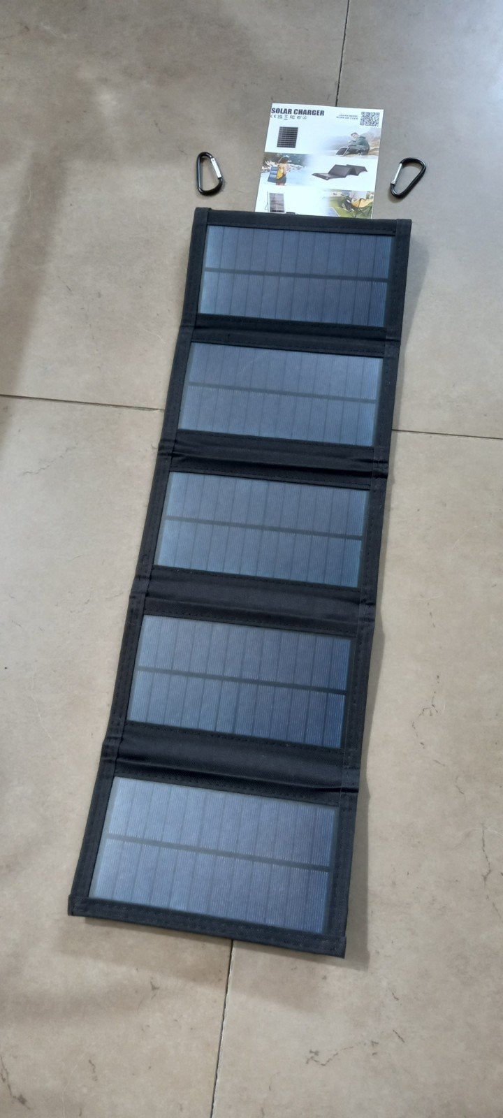 Oplaadbaar  Opvouwbaar Zonnepaneel - Draagbare Solar Charger, Ophalen of Verzenden, Nieuw