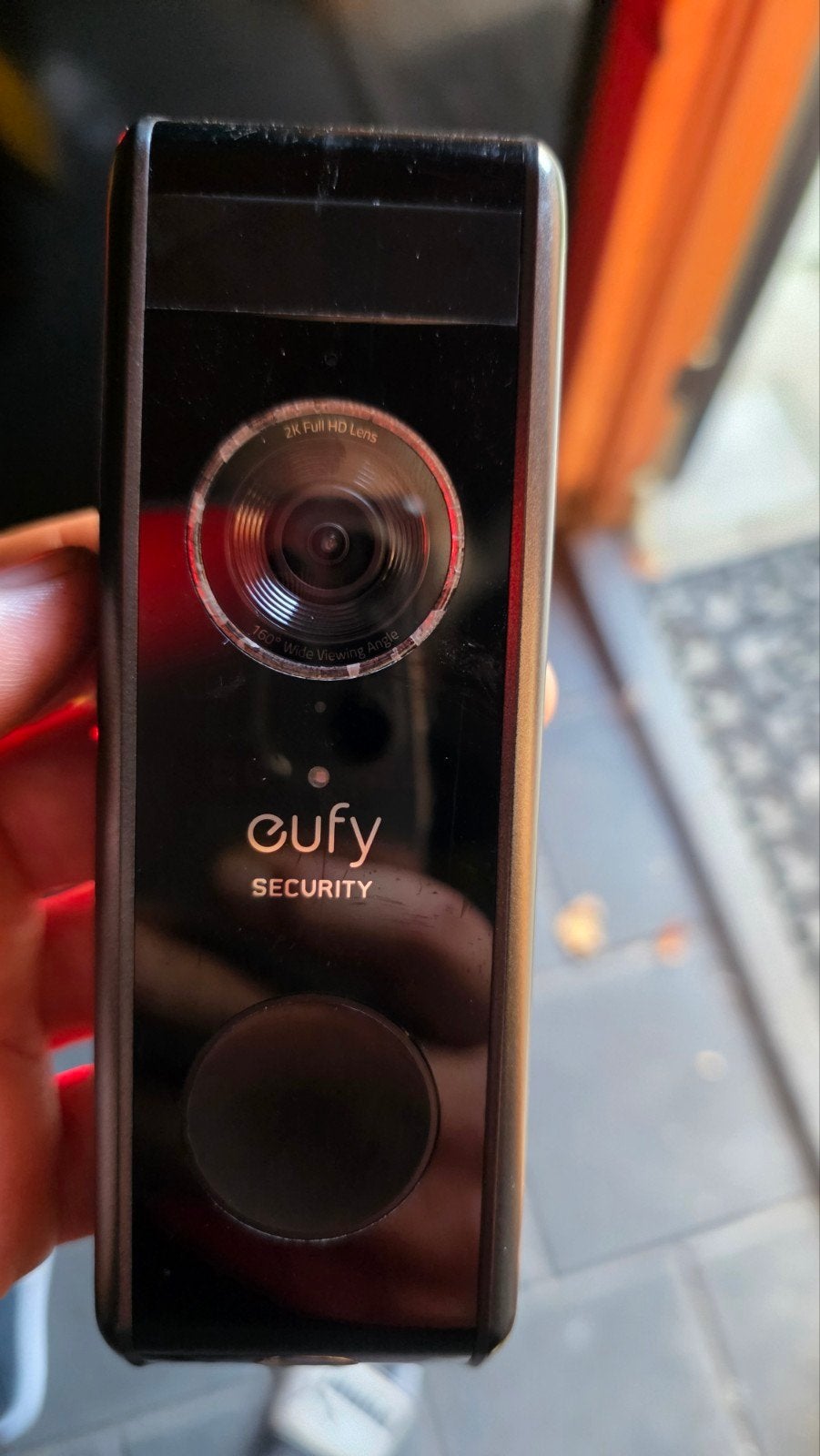 Eufy deurbel alleen het Chrome randje laat los, Ophalen of Verzenden, Gebruikt, Buitencamera
