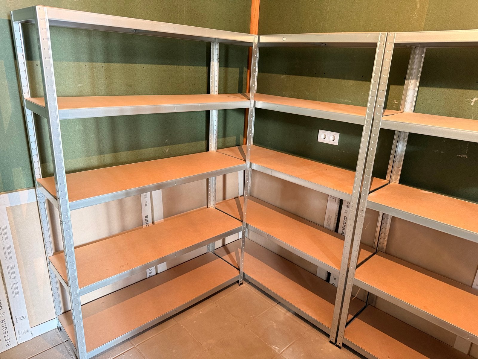 Stellingkast 1x 180x120x40, Ophalen, Zo goed als nieuw