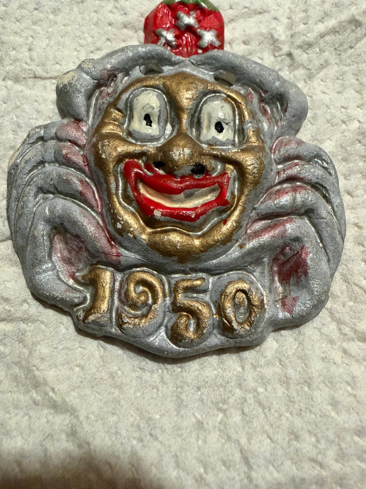Bergs Vastenavend-veldteken uit 1950., Verzamelen, Ophalen, Gebruikt