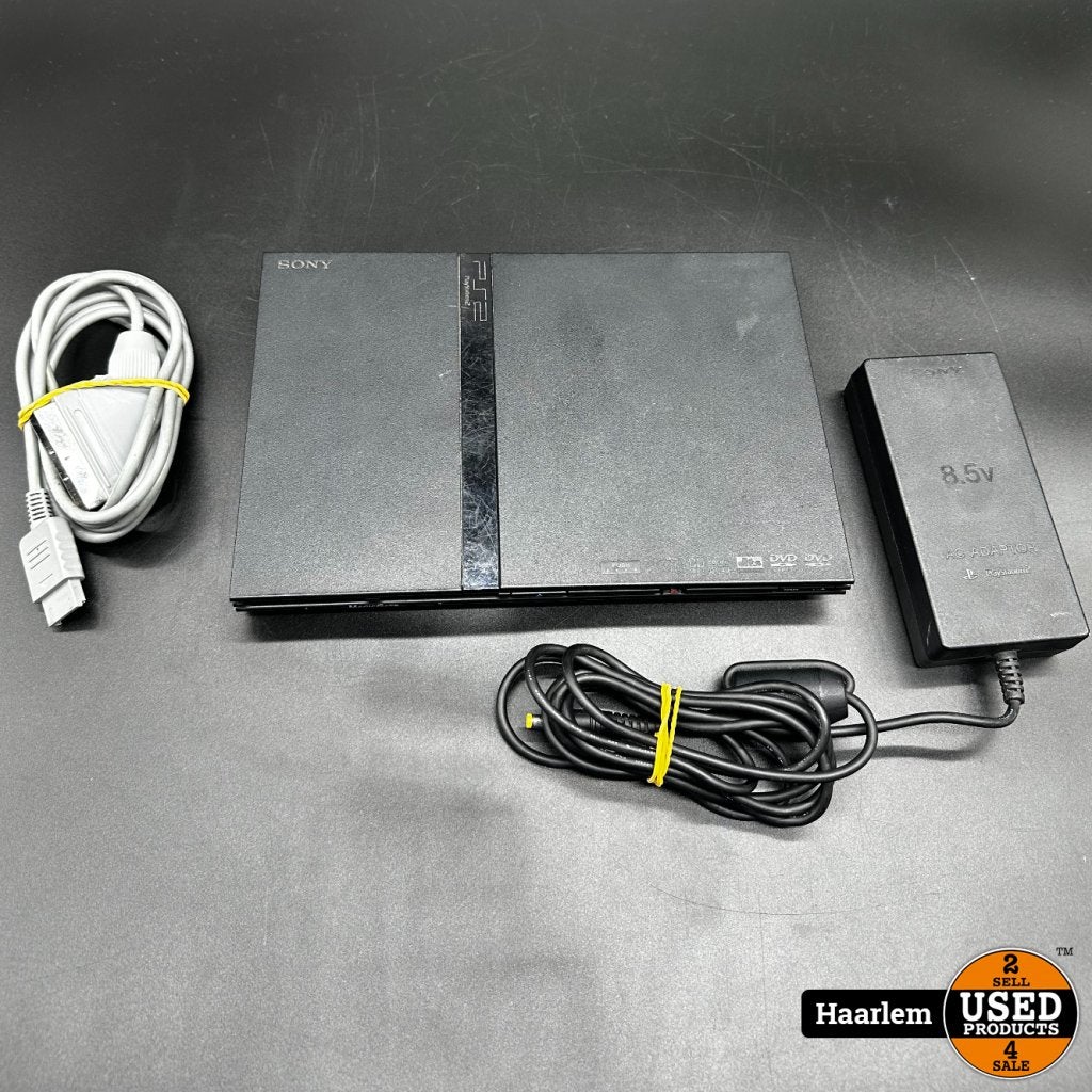 Playstation PS2 Slim console incl kabels - Garantie, Spelcomputers en Games, Spelcomputers | Sony PlayStation 2, Playstation, Gebruikt