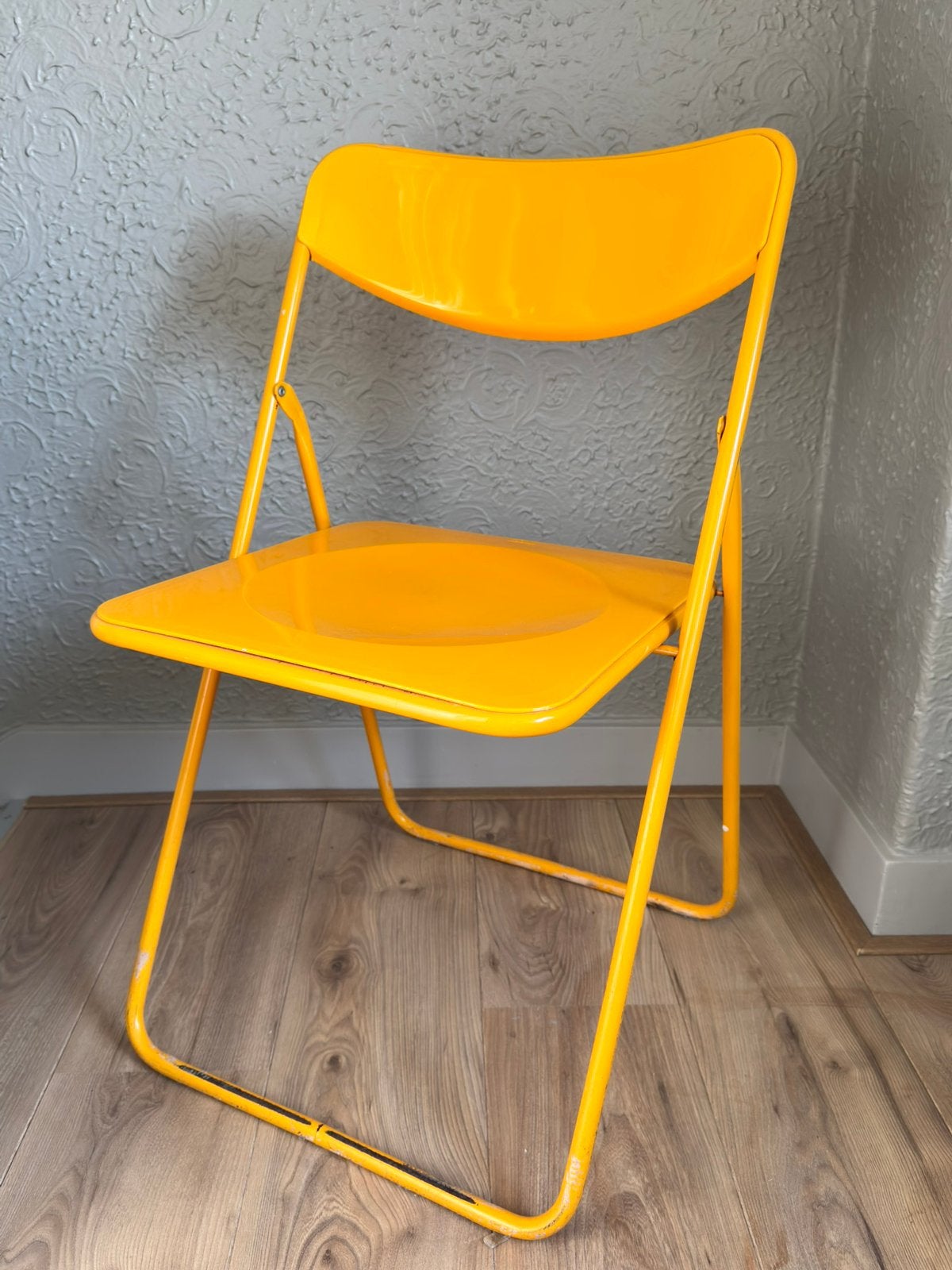 IKEA Ted Stoelen - Set van 4 (geel), Ophalen, Kunststof, Gebruikt, Overige kleuren