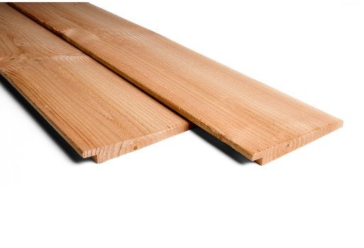 Rabatdelen Zweeds Douglas potdekselplanken van 20 tot 420 cm, Planken, Ophalen of Verzenden, Zo goed als nieuw, Hardhout
