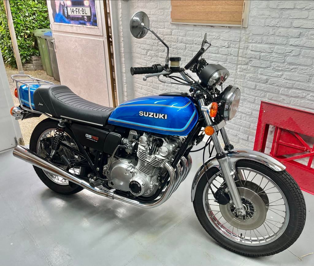 Volledig gerestaureerde Suzuki GS750 - Als nieuw!, Motoren, 750 cc, 4 cilinders, Meer dan 35 kW, Toermotor