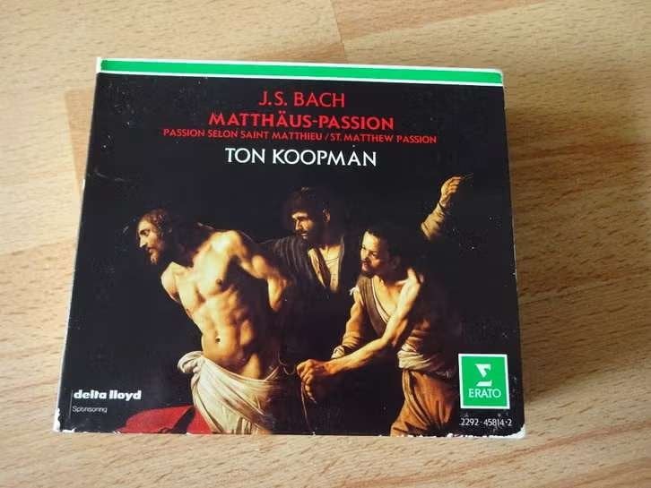 3 CD 's J.S. Bach , Ton Koopman – Matthäus-Passion, Boxset, Ophalen of Verzenden, Zo goed als nieuw, Barok