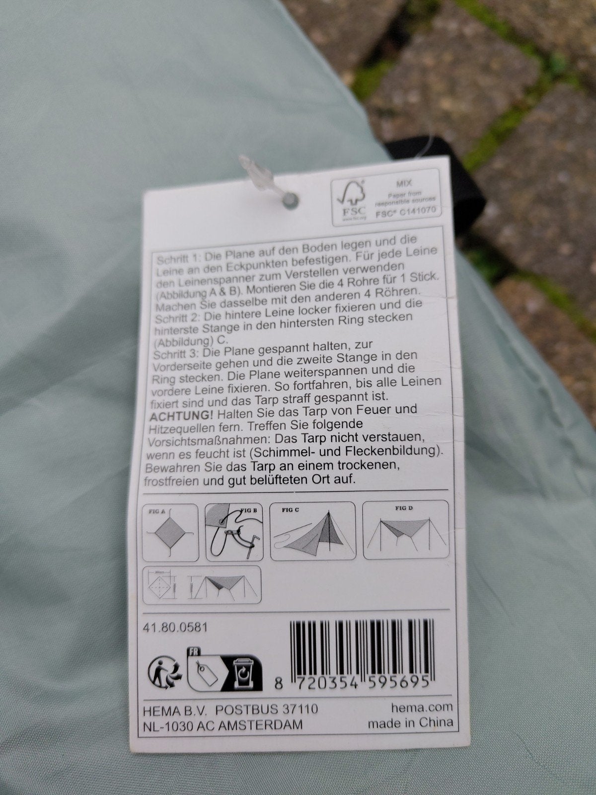 tarp hema, Ophalen of Verzenden, Gebruikt