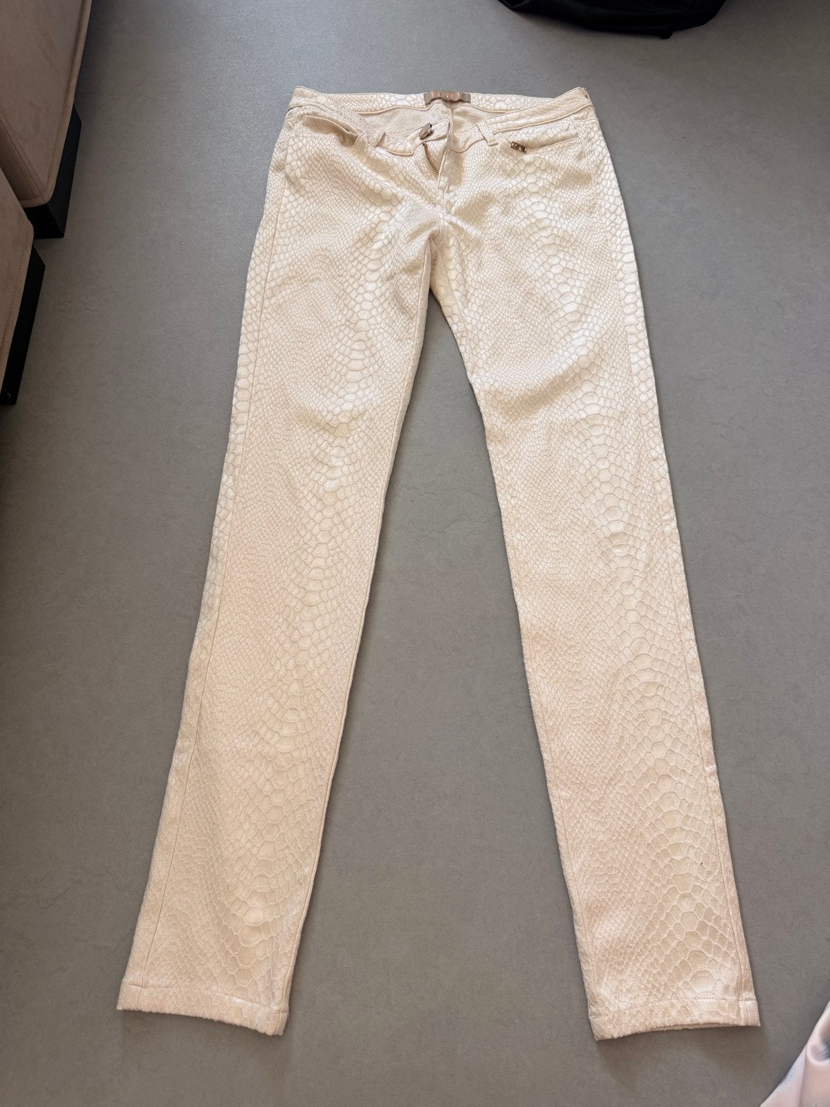 Josh V broek met slangenprint, Kleding | Dames, Maat 38/40 (M), Beige, Ophalen of Verzenden, Zo goed als nieuw