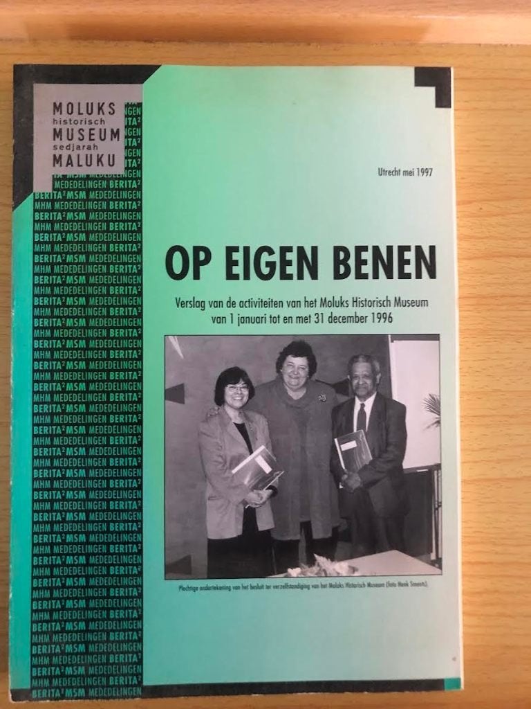 Mededelingen van het Moluks Historisch Museum over 1996, Ophalen of Verzenden, Gelezen, Diverse auteurs