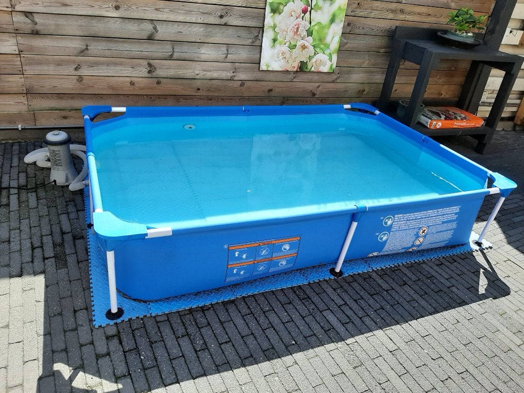 zwembad met pomp en toebehoren, Ophalen, Minder dan 80 cm, Opzetzwembad, 200 tot 400 cm