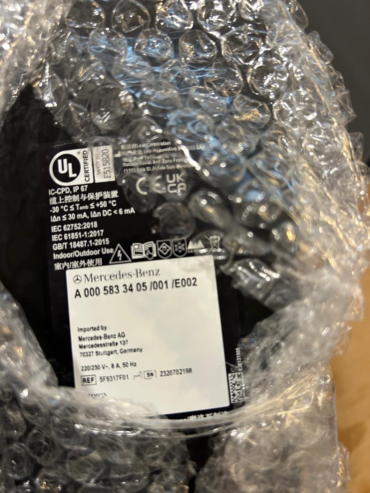 Originele Mercedes-Benz Oplaadsnoer A 000 583 34 05 / E002, Auto-onderdelen, Ophalen, Nieuw, Mercedes-Benz