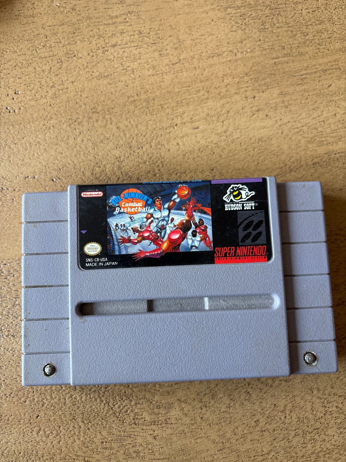 Combat Basketball SNES - Klassieke Basketbal Actie, Ophalen of Verzenden, Gebruikt, Sport