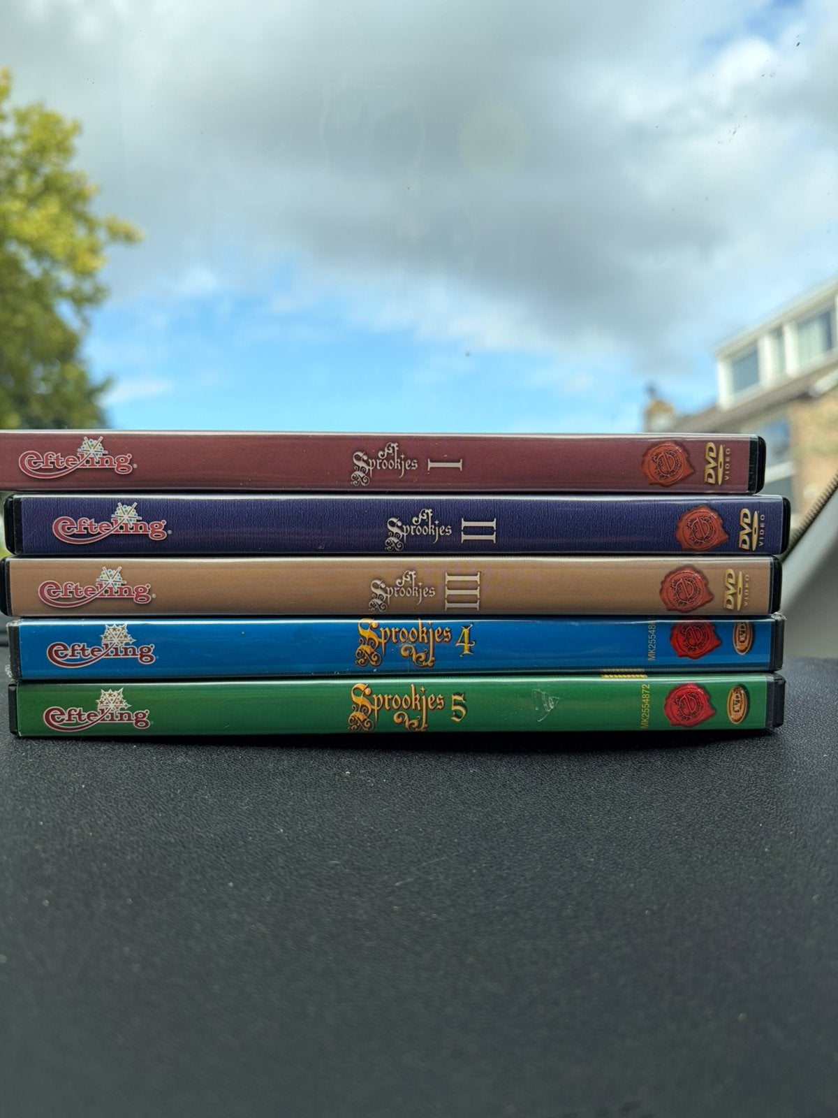 Complete Efteling Sprookjes DVD collectie deel 1 t/m 5, Ophalen of Verzenden, Gebruikt, Overige typen