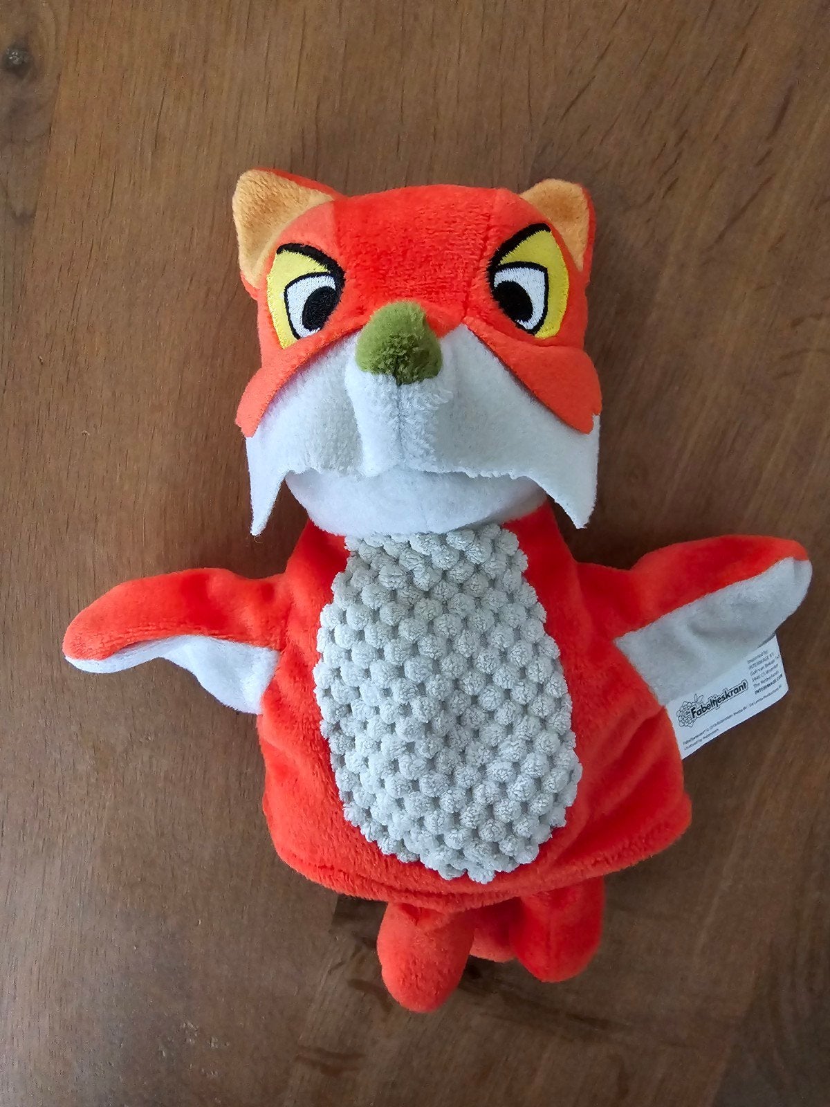 Handpop fabeltjeskrant Lowieke de Vos, Oranje, Overige karakters, Overige typen, Ophalen of Verzenden