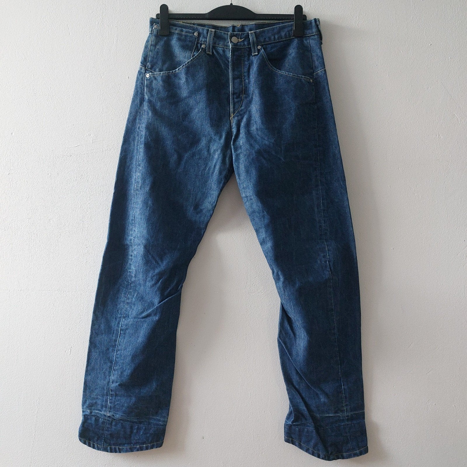 Vintage Y2K Levis Engineered twisted baggy loose jeans, Levi's, Blauw, Ophalen of Verzenden, W33 - W34 (confectie 48/50)