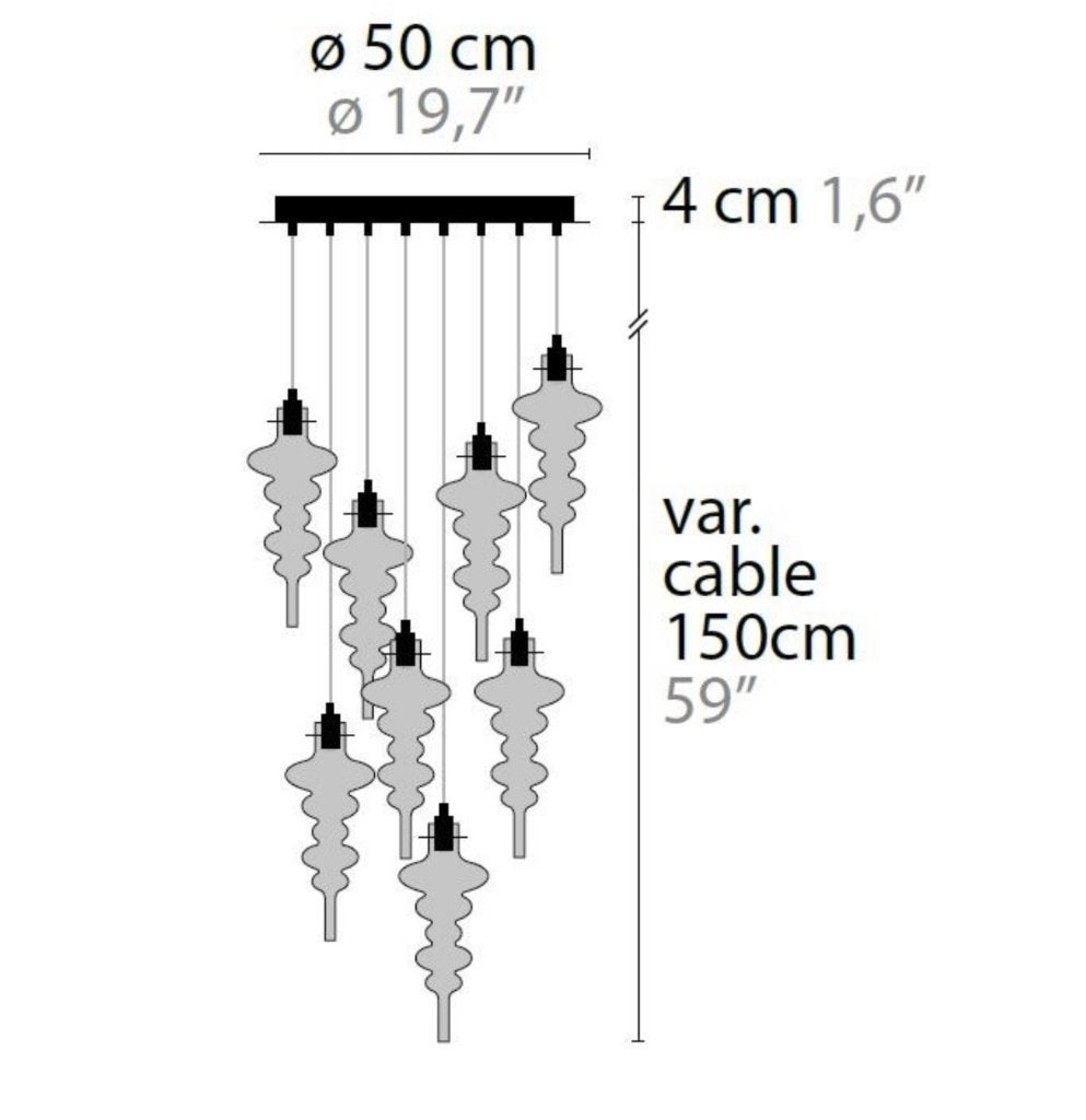 Luxe lamp van Ilfari twv € 3250,00 zwart led, Info@ilfari.nl, By Eve Tom Dixon Eichholtz Piet Boon Maretti, Nieuw, Ophalen of Verzenden