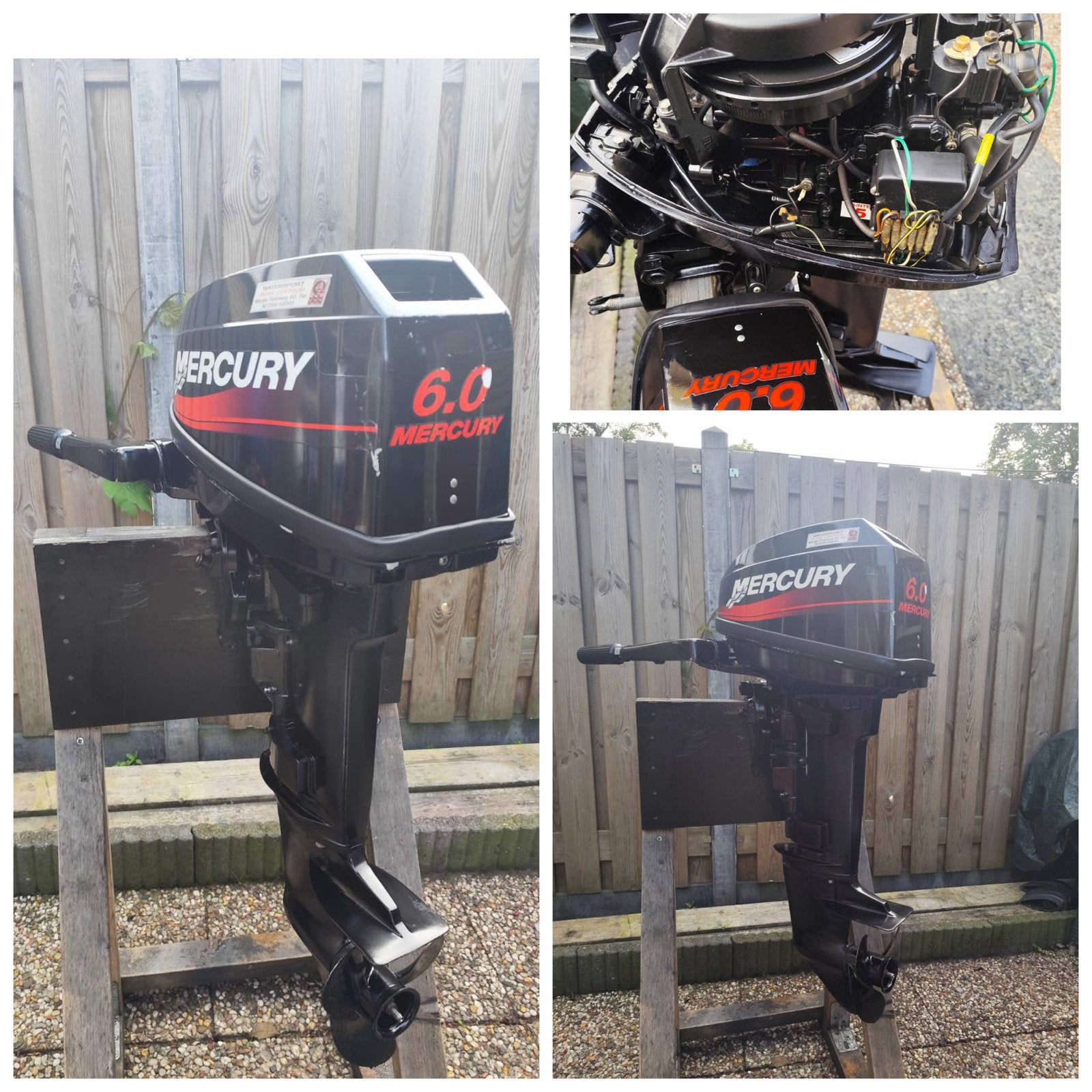 Mercury 6Pk, 2 takt., Ophalen, 10 tot 30 pk, Gebruikt, Viertaktmotor