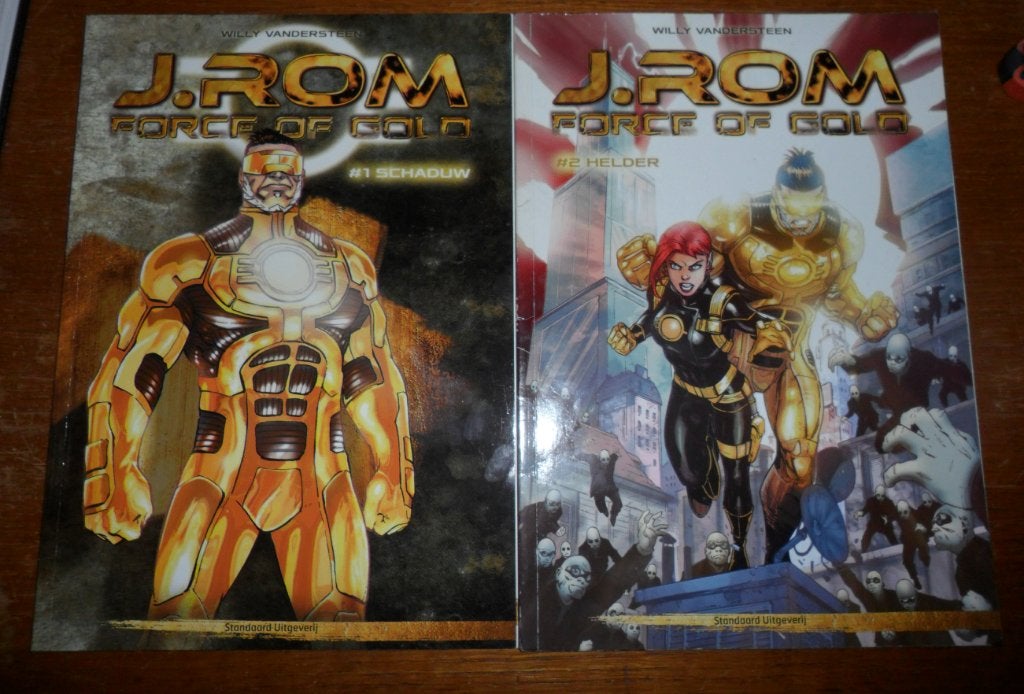 J.Rom - Force of Gold Deel 1+2, Boeken, Meerdere stripboeken, Ophalen of Verzenden, Gelezen