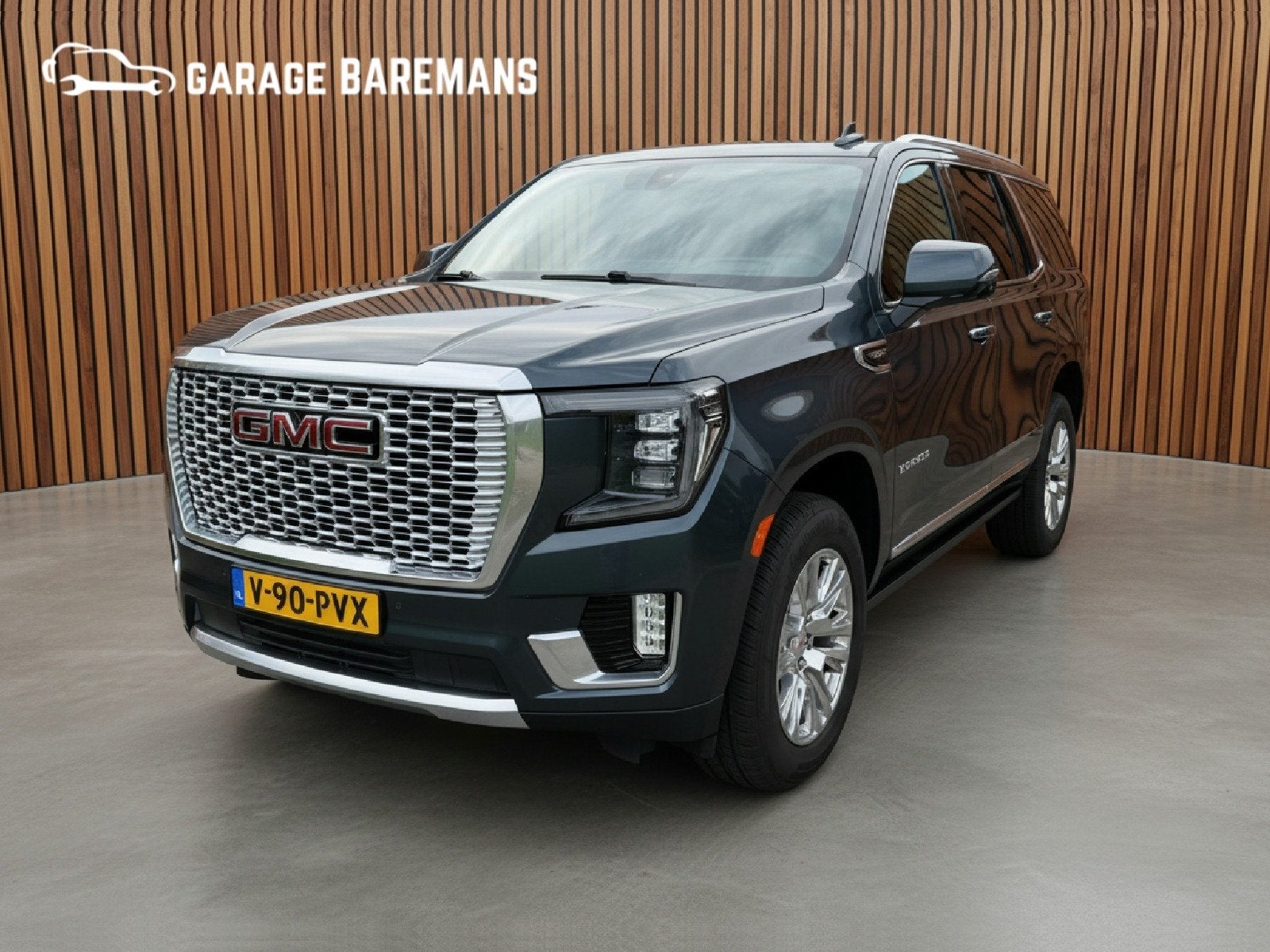GMC YUKON DENALI GRIJS KENTEKEN! (bj 2021), Auto's, Gebruikt, 426 pk, Bedrijf, 2 stoelen