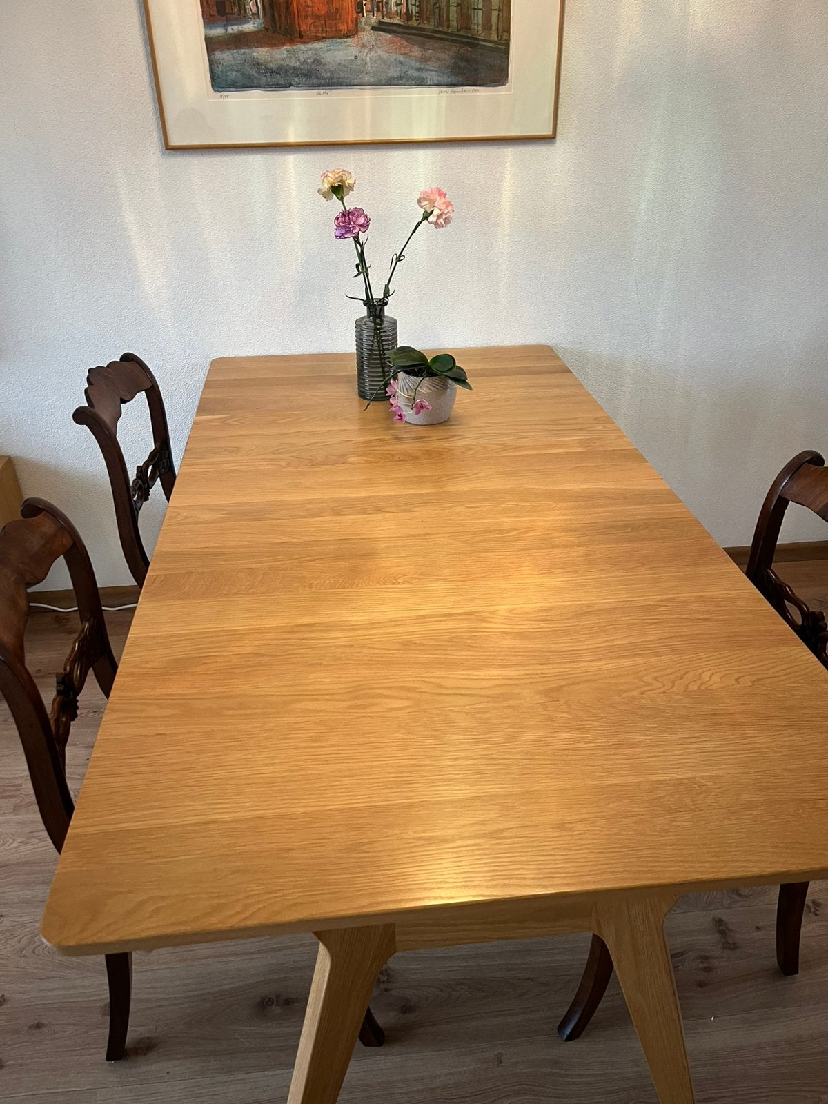Uitschuifbare eettafel