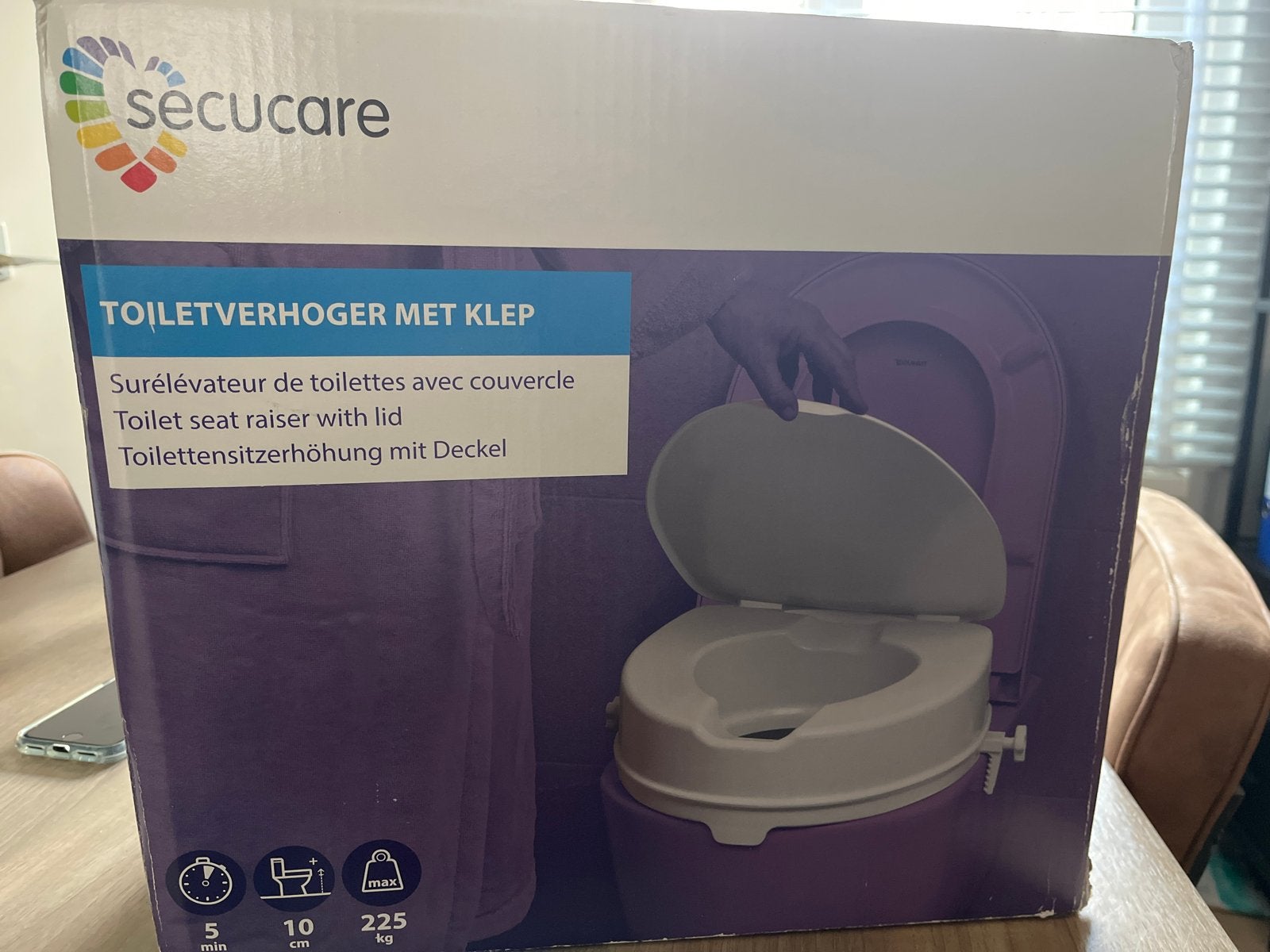 Nieuw toiletverhoger met klep, Ophalen of Verzenden