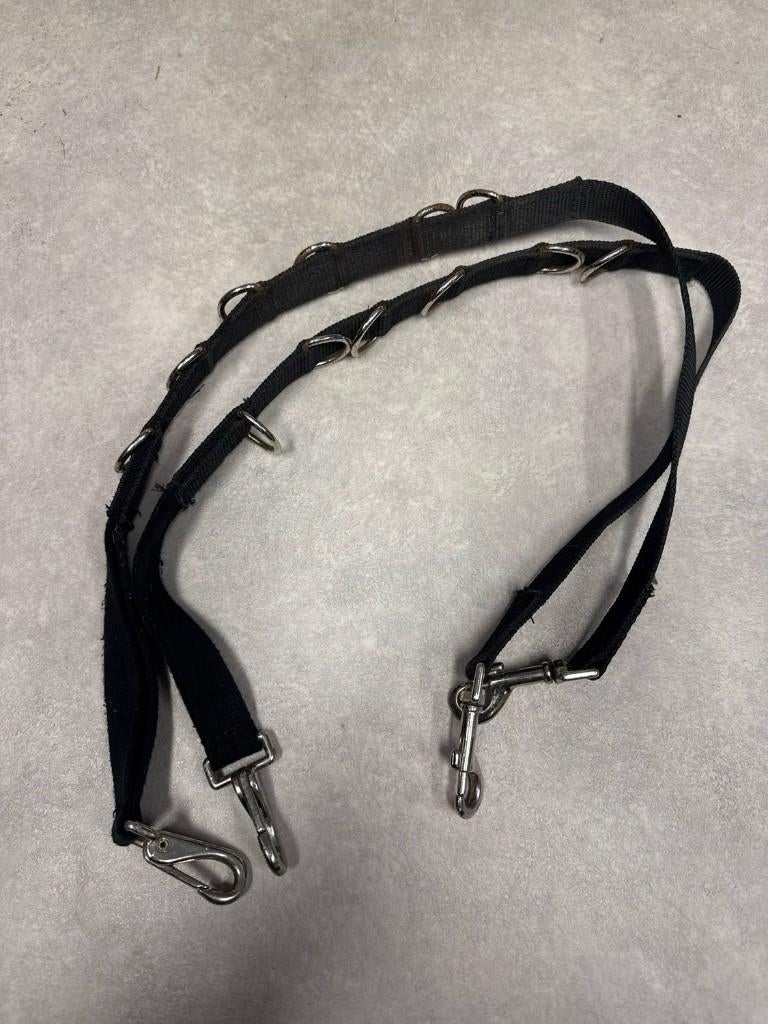 Bijzet teugels zwart pony, Ophalen of Verzenden, Gebruikt