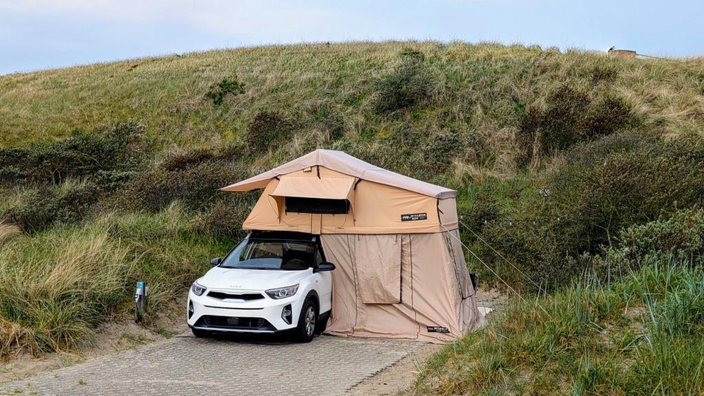 Daktent DTBD 140L met ondertent - Voor avontuurlijke reizen, Ophalen, Gebruikt, Tot en met 2