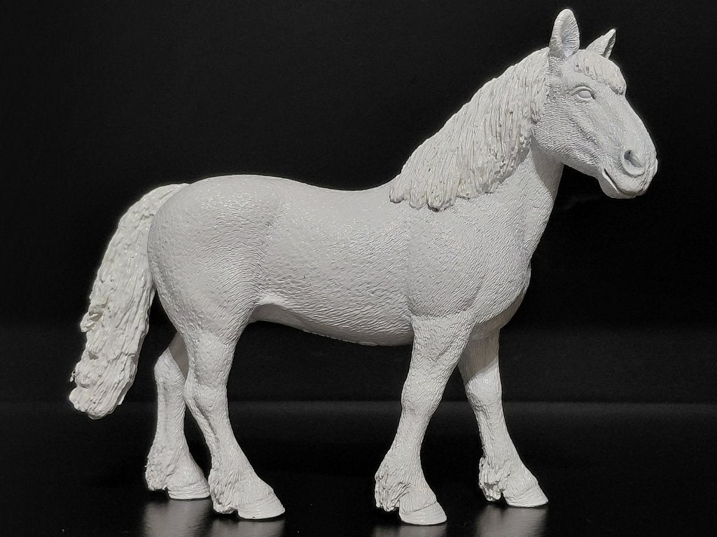 schleich trekpaard merrie, Ophalen of Verzenden, Gebruikt, Paard, Beeldje of Figuurtje