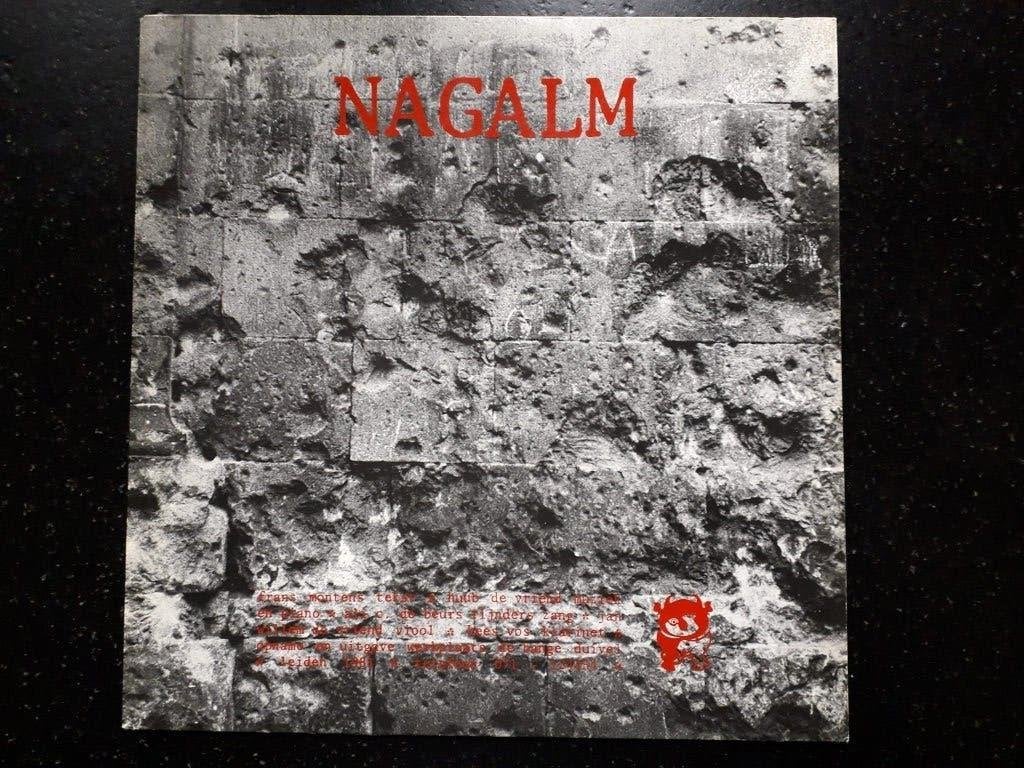 WERKPLAATS DE BANGE DUIVEL - NAGALM - LP, Verzenden, 1980 - 1989, Zo goed als nieuw, Overige formaten