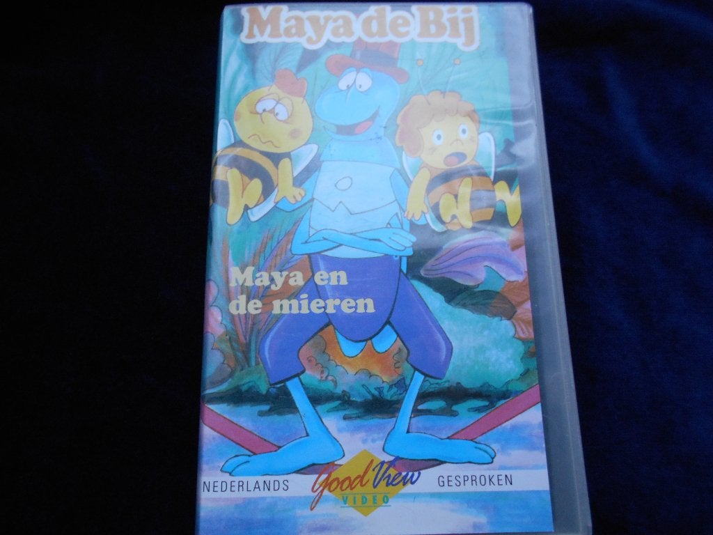 Video Maya de Bij: Maya en de mieren, slechts 0,50., Cd's en Dvd's, Gebruikt, Alle leeftijden, Overige typen, VHS