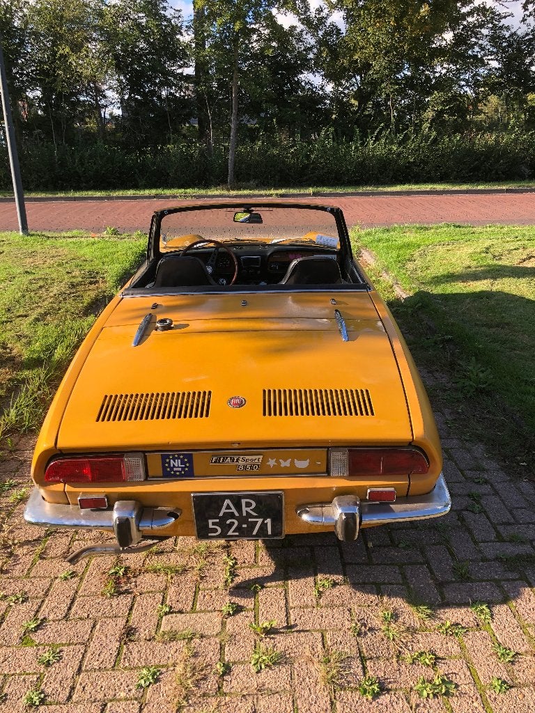 Fiat 850 0.9 Spider US 1970 Geel, foto 5