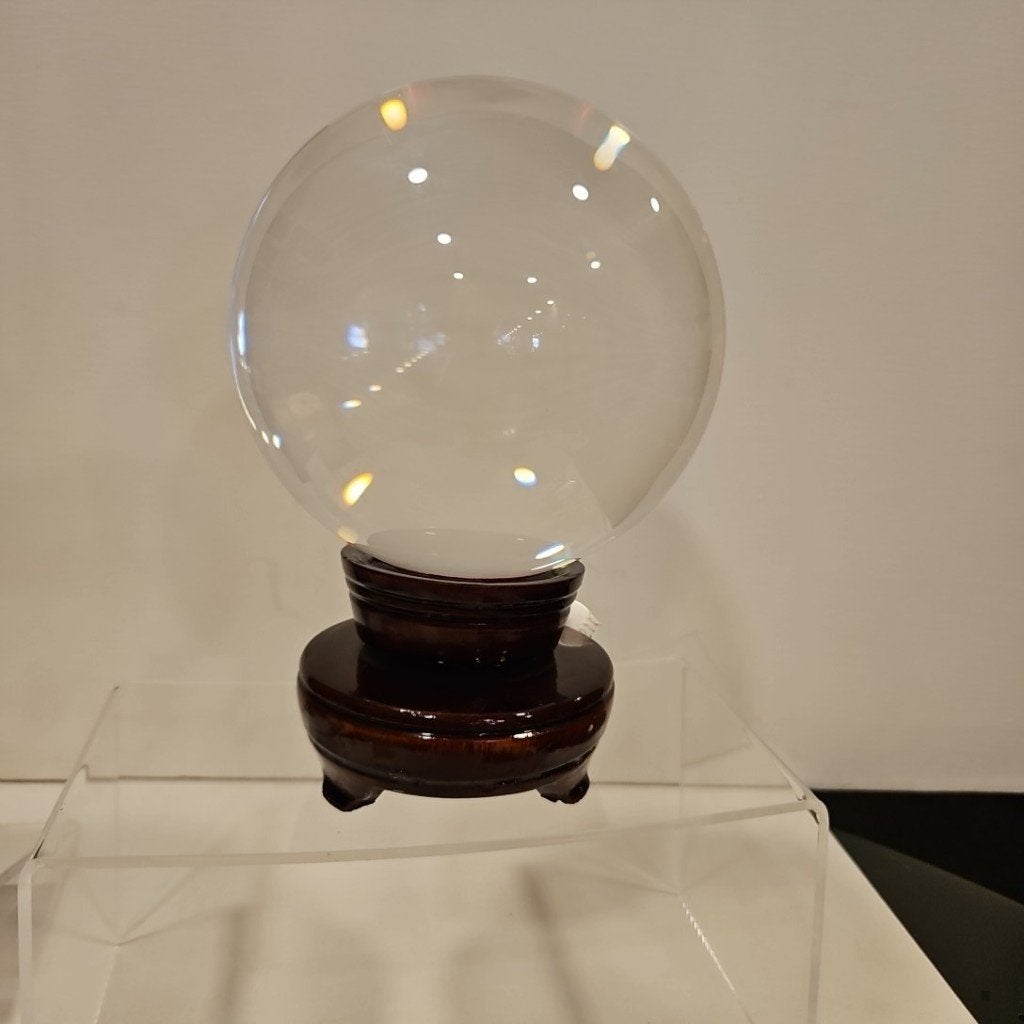 Glazen bol, Ophalen, Nieuw, Wit, Glas
