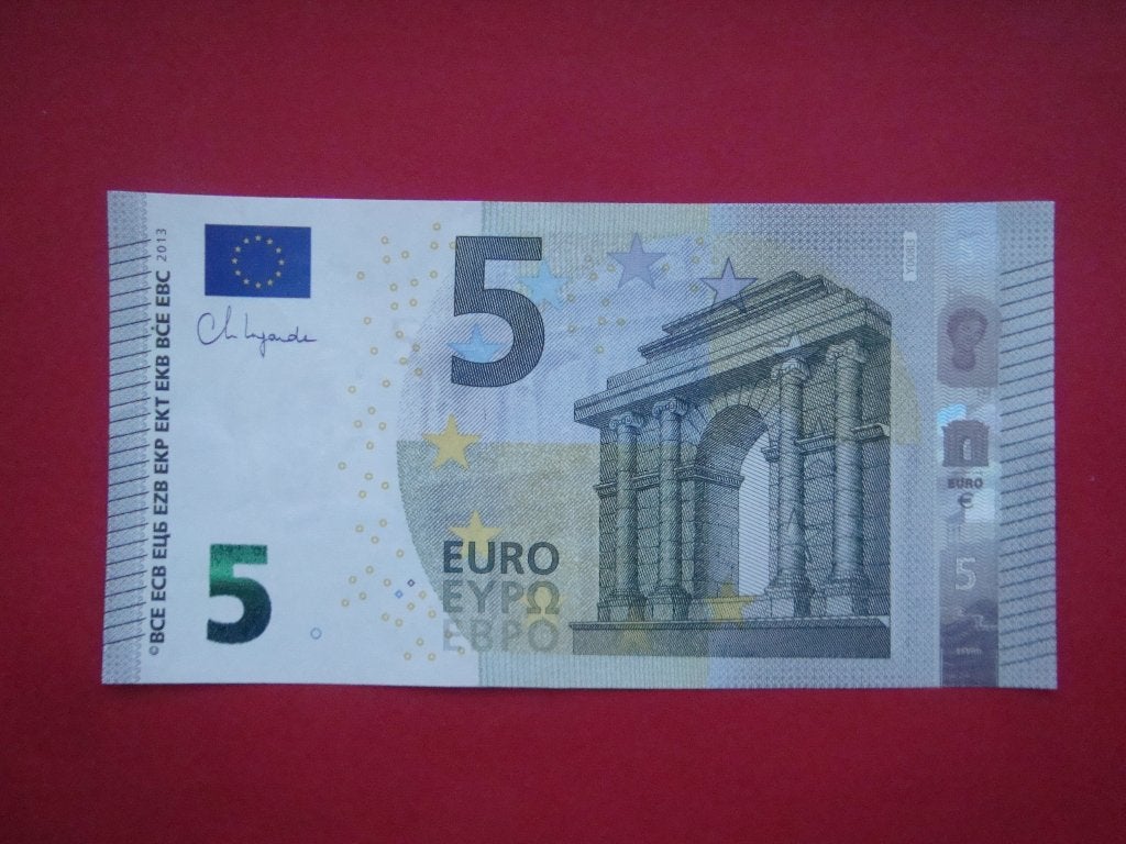 Kavel bankbiljet 5 Euro 2013 Lagarde 2013., Postzegels en Munten, Bankbiljetten | Europa | Eurobiljetten, Verzenden, Overige landen