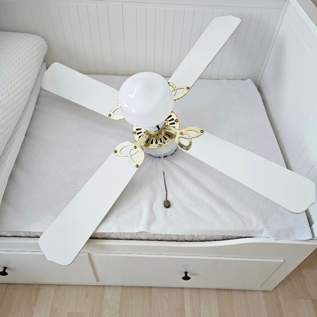 Plafond ventilator met verlichting en 3 snelheden !, Ophalen, Gebruikt, Plafondventilator