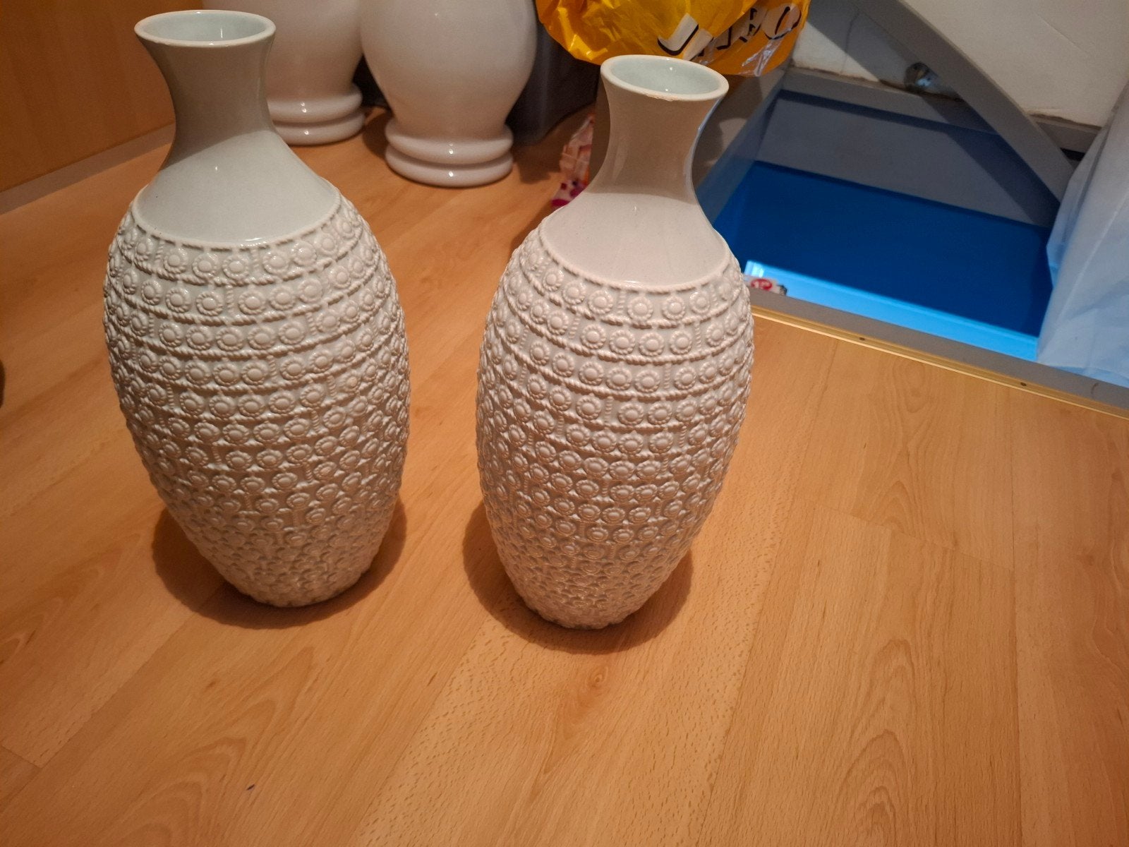 twee mooie vazen, Huis en Inrichting, Ophalen, Zo goed als nieuw, Overige kleuren, Steen/keramiek