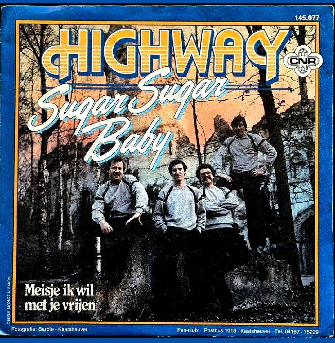 7"/SINGLE  HIGHWAY - Sugar Sugar Baby, Cd's en Dvd's, Ophalen of Verzenden, Gebruikt, Pop