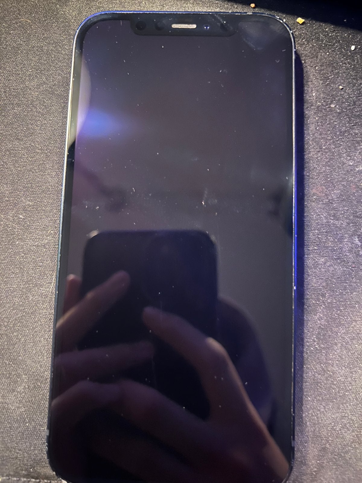 Apple iPhone 12 Lichte gebruiksporen, simkaarthouder mist, Telecommunicatie, Zwart, Ophalen of Verzenden, 76 %, IPhone 12