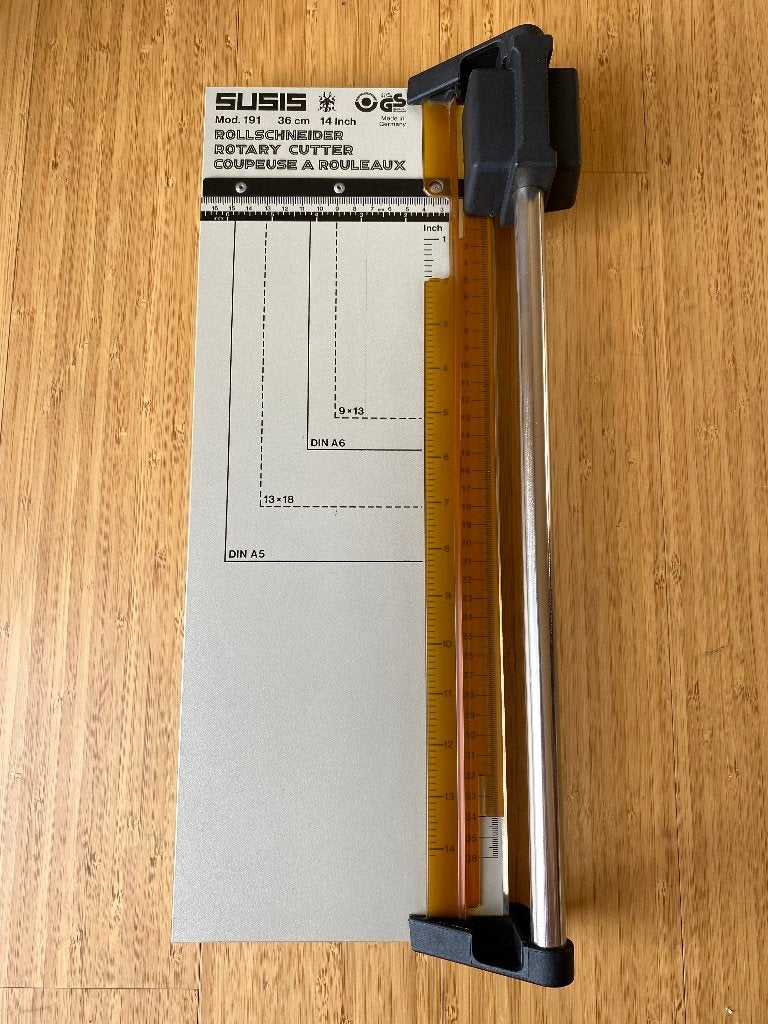 Susis prof. rolsnijmachine model 191 : foto-/papier rolmes, Ophalen of Verzenden, Gebruikt