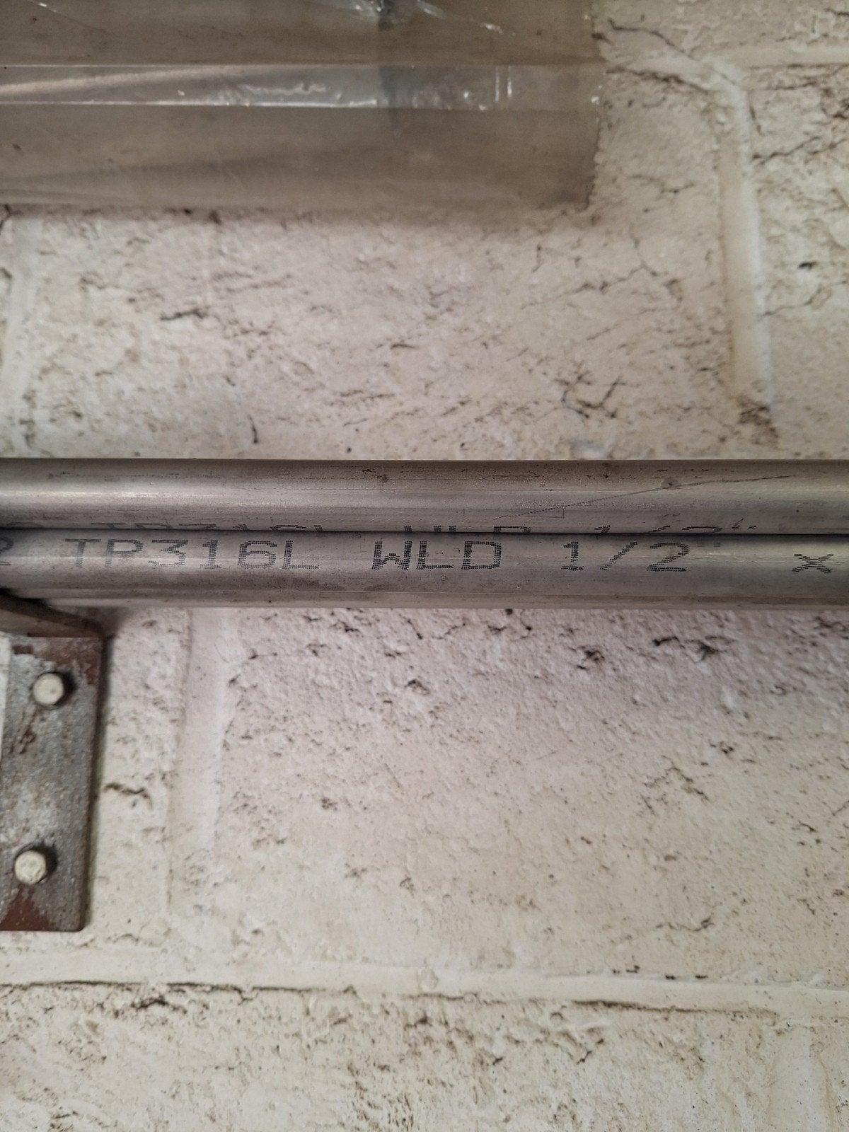 RVS Pijp 21.7x2mm TP316L A312 - 6 stuks (3600mm), Gebruikt, 2 tot 4 meter, Rvs, Rechte buis