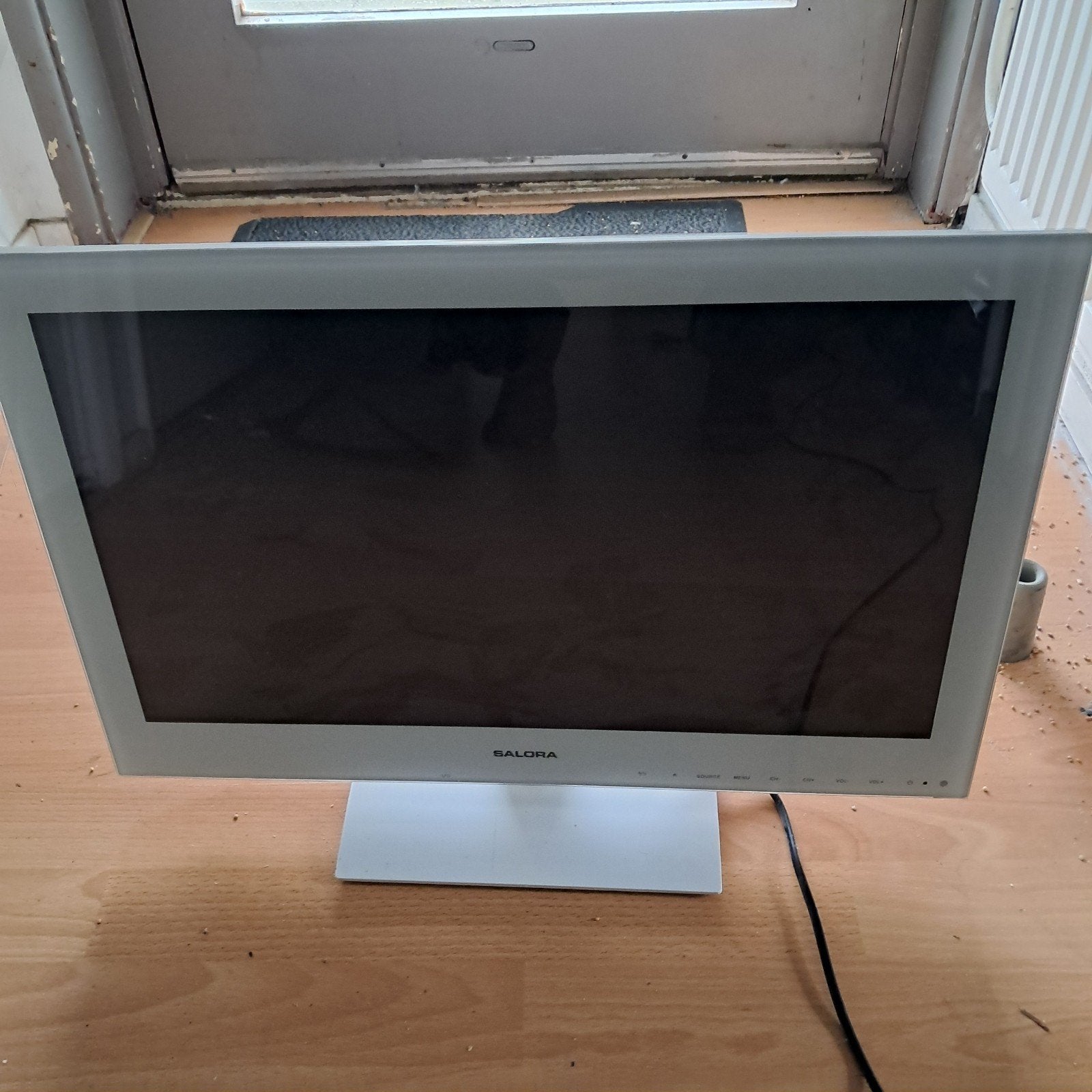 Salora TV  met dvd- Wit - Goede staat, Ophalen, Gebruikt, 60 tot 80 cm, Overige merken