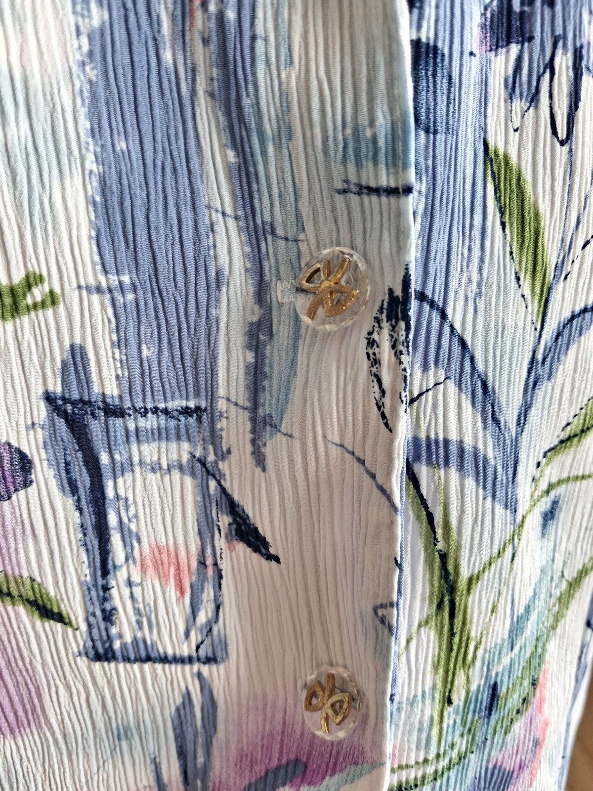 Franse Vintage jaren 80 blouse, Ophalen of Verzenden, Zo goed als nieuw, Maat 46/48 (XL) of groter, Meerkleurig