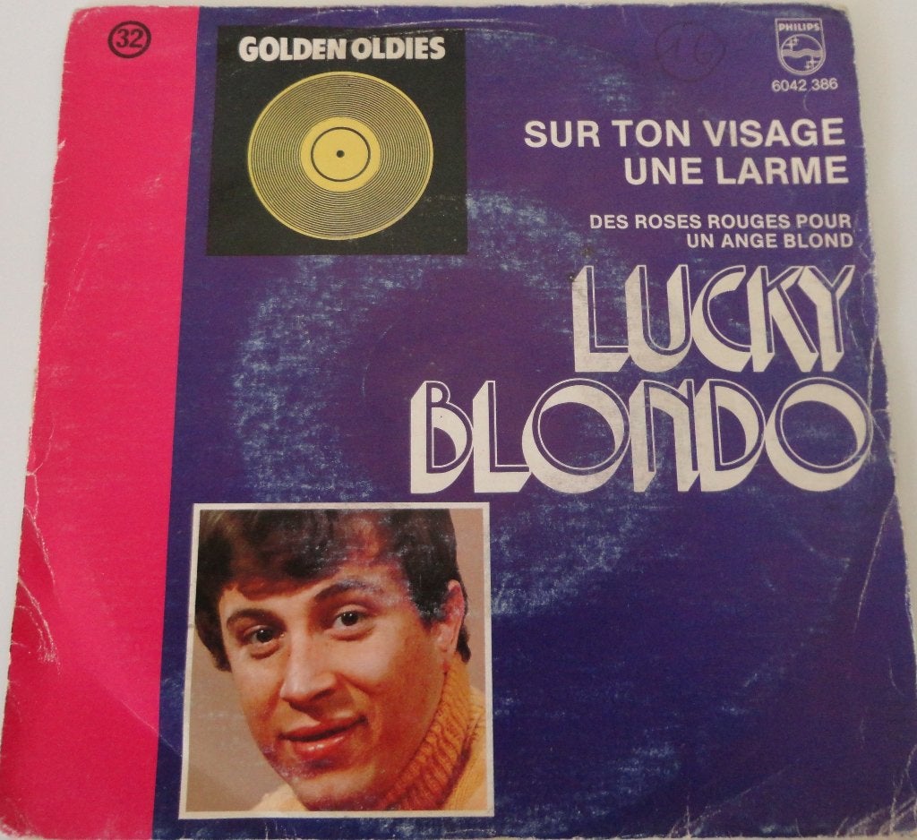 Lucky Blonds > Sur ton visage une larme, Ophalen of Verzenden, Gebruikt, 7 inch, Pop