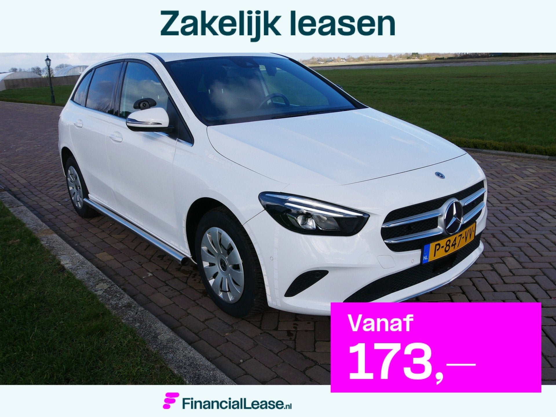 Mercedes-Benz B-klasse 200d AUT AC CAMERA 2022 * EX POLICE M, Stof, Gebruikt, 4 cilinders, 150 pk