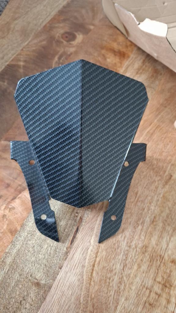Yamaha MT-07 FZ-07 carbon front windshield, Ophalen of Verzenden, Nieuw